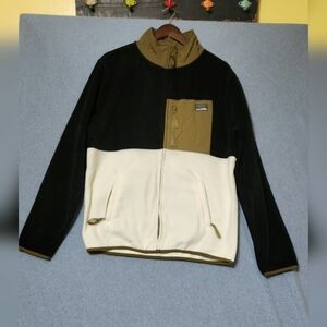 Free Nature NYC colorblock full zip fleece jacket. Size medium